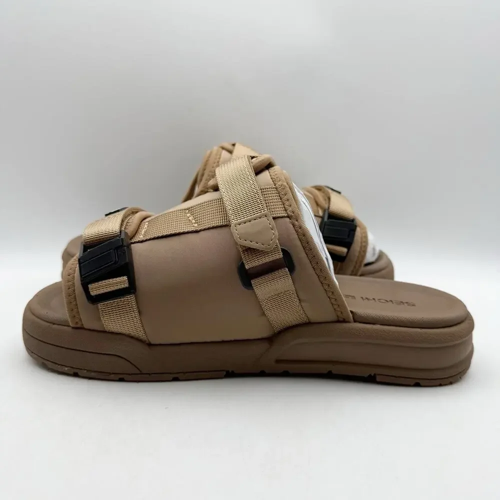 Seichi Mens Yoroi V2 Slide Sandals Size 10 EU 43 Mocha Brown NIB